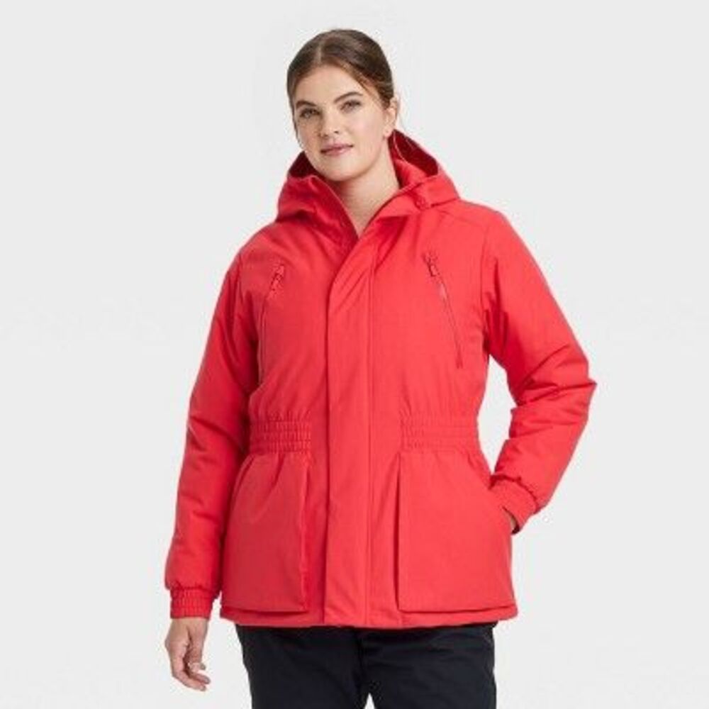 All In Motion - Women's Snow Sport Jacket with 3M Thinsulate - All Red - Picture 2 of 4